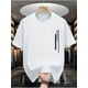 thumbnail image 1 of Ciudad de Nueva York, diseño estampado moderno e innovador, camiseta de manga corta informal y cómoda para hombre, top ajustado elegante y versátil, imprescindible para salidas diarias., 1 of 6