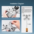 thumbnail image 3 of Drone Airdrop System Attachment ABS Lightweight Drone Thrower Mount for MINI 4 PRO, 3 of 7