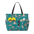 thumbnail image 1 of Easygdp Giraffes Doing Various Yoga Bolsa de Viaje de Playa de Gran Capacidad, Bolsa Tote Perfecta para la Playa, Escapadas de Fin de Semana y Viajes, 1 of 7