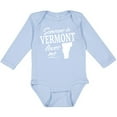 thumbnail image 3 of Inktastic Someone in Vermont Loves Me Boys or Girls Long Sleeve Baby Bodysuit, 3 of 5