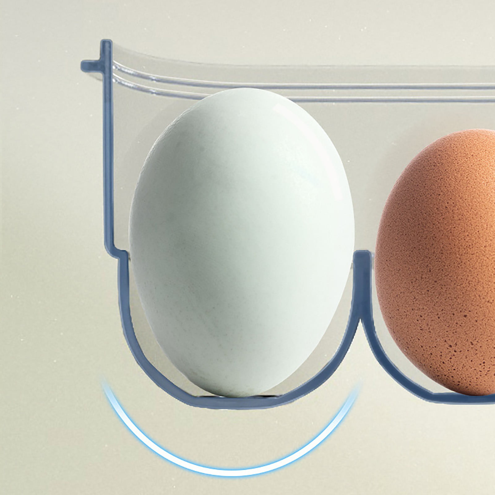 Clearance Egg Holder Clear Egg Tray Storage Box With Lid And Special Buckle Stackable PET Plastic Refrigerator Organizer Bins Eggs Containers 18 Egg Tray for Home & Kitchen Yellow