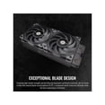 thumbnail image 4 of Thermaltake TOUGHFAN 14 Black PWM 500~2000rpm-controlled high Static Pressure 140mm Circular Radiator Fan with with Anti-Vibration Mounting System Cooling, (2 Fan Pack) CL-F085-PL14BL-A, 4 of 6