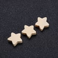 thumbnail image 4 of HAKIDZEL Star Loose Beads Five-Pointed Star Beads Beige 50Pcs 0.8X0.8X0.2In, 4 of 6