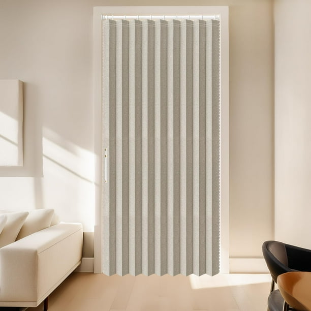 Cortinas de puerta AJAZZ 100% opacas para puerta y ventana, 112 x 198 cm