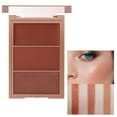 thumbnail image 2 of 3-Color Powder Disc Blush Contour Highlight, Fine Millied Powders for Natural Finish, Convenient Carry Case, Complete Face Makeup Solution, Buildable Pigmentation, Smooth Application, 2 of 3