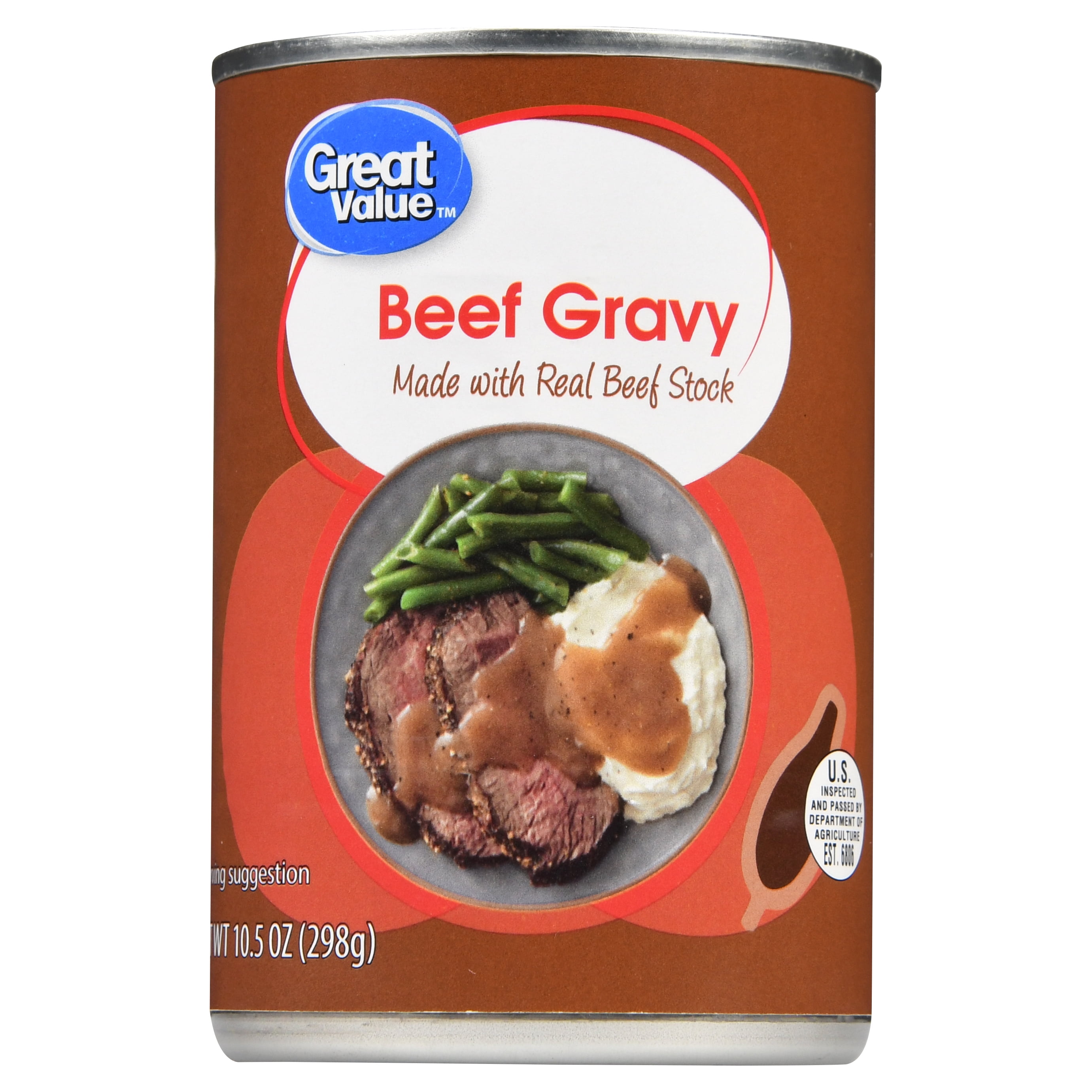 Great Value Beef Gravy, 10.5 oz, 3 Pack