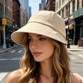 thumbnail image 5 of Sun Hat,Wide Brim Foldable Breathable Bucket Visor Cap With Uv Protection for Adult Outdoor Travel Beach Daily Casual Sun Block and All Match Outfit Accessory(Beige), 5 of 8