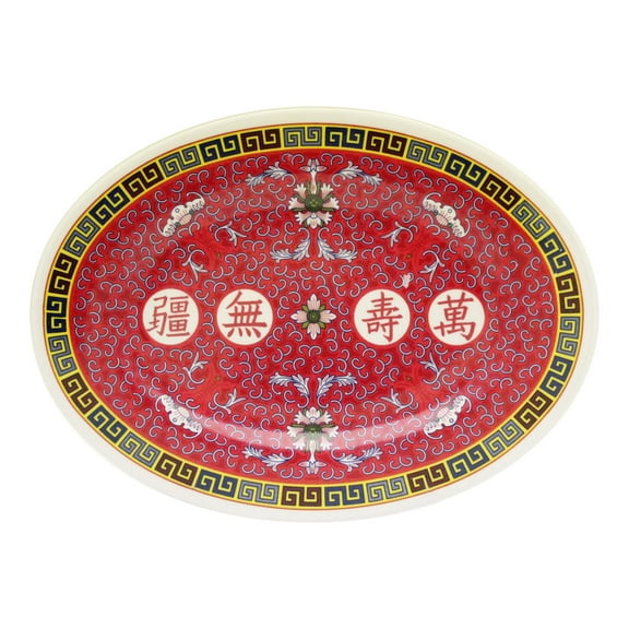 Excellante Longevity Melamine Dinnerware Collection 12" x 8 5/8" Platter, Comes in Dozen