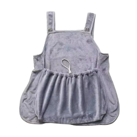 Cat Carrier Apron for Women Men Pet Cuddle Pouch Vest Soft Hair-Resistant Holding Sling for Small Dogs Cats Kitten Puppy Indoor Hands-Free Bonding Wrap - A