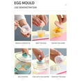 thumbnail image 2 of Wovilon Egg Boiler for Hard Boiled Eggs - Silicone Egg Cups for Poached Eggs Hard Boiled Egg Holder Without Shell Egg Cooker Silicone Egg Molds - Egg Poacher Pan Nonstick 6 Eggs Kitchen Gadgets, 2 of 7