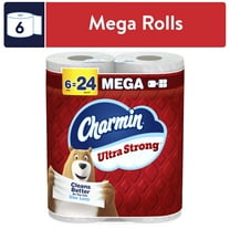 Charmin Toilet Paper Ultra Strong, 6 Mega Rolls