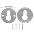 thumbnail image 2 of FUEENIRVA 1 Set Door Hole Filler Plate Lock Cover Heat and Cold Resistant 5.3x5.3x0.4in, 2 of 6