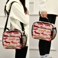 thumbnail image 6 of ALAZA Cute Dachshund Dogs Lunch Box Insulated Cooler Bag Reusable Tote Bags Shoulder Strap, 6 of 7