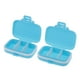 thumbnail image 2 of 3 Rejillas Inicio Medicina Caja De Píldoras De Drogas Organizador De Estuche De Almacenamiento Ajustable Azul, 2 of 9