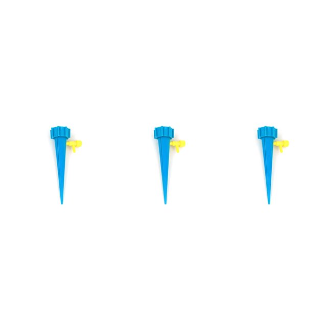 Wosthever Sistema de riego por goteo con válvula ajustable para jardinería, punta de riego, jardín, plantas, goteo, verduras, flor azul Type1 NO1 Wosthever CBP209304