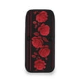 thumbnail image 2 of Secure Travel Neck Wallet Passport Holder Adjustable Strap For Men & Women 6*7.5in Dark Olive Green Leaves, 2 of 6