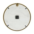 thumbnail image 6 of DecMode 19" Gold Marble Round Wall Clock with White Face, 6 of 7