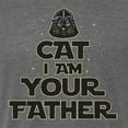 thumbnail image 2 of Cat I Am Your Father Cat Lover Mens Premium Tri Blend T-Shirt, Dark Heather, XX-Large, 2 of 5