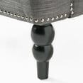 thumbnail image 4 of Noble House Liam Fabric Charcoal Gray Club Chair, 4 of 11