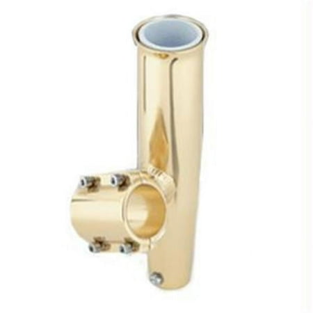 Lee s Clamp-On Rod Holder - Gold Aluminum - Horizontal Mount - Fits 1.050 O.D. Pipe