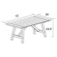 thumbnail image 3 of Grain Wood Furniture Cascais 72" Rectangular Table in Blonde Oak, 3 of 9