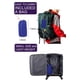 thumbnail image 4 of Chubasquero LOMON impermeable y plegable para mujer, color azul XXL, 4 of 6