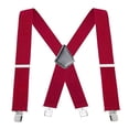 thumbnail image 1 of Dosaele LNKOO Bretelles pour Hommes Dos en X 2 Larges Bretelles Ajustables pour Hommes avec Pince Robuste pour le Travail, 1 of 2