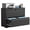 Black, variant on Glyxxen 2 Drawer Lateral File Cabinet with Lock, Metal Filing Cabinet for Letter/Legal/F4/A4 Size, Anti-Tipping Steel Storage Cabinet for Home Office, Black