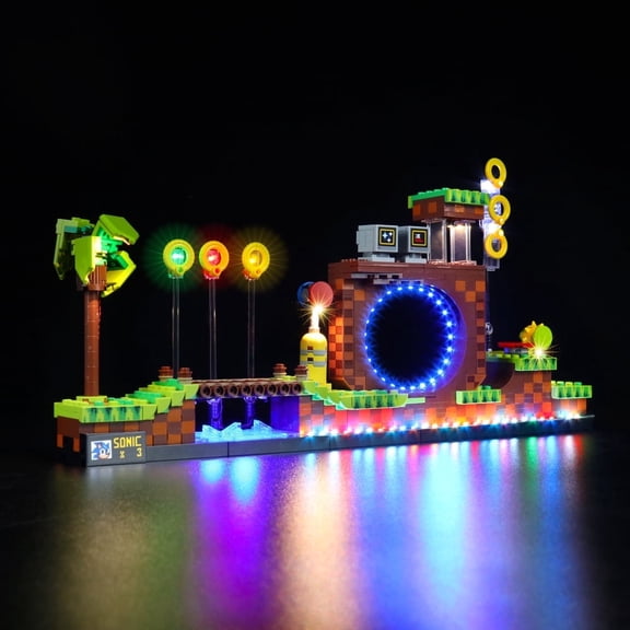 LED Light for Legos Super Hedgehog Sonic Boy 21331 Building Toy Set, Creative Lighting Kit Compatible with Legos 21331, for Legos Fans (model Not Included)