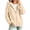 11# Beige, variant on Oversized Zip Up Hoodie For Women Casual Long Sleeve Sweatshirts Fall Winter Track Jackets Light Blue S