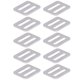 thumbnail image 4 of 10 Uds. Sujetadores de hebilla ajustables deslizador de correas de acero inoxidable 316 para correas de collares, 4 of 5