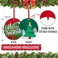 thumbnail image 2 of Adorno colgante HTVRONT, 26 unidades, 7,5 cm, doble cara, Navidad, 2 of 7