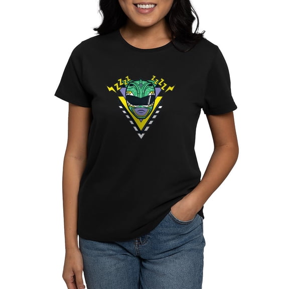 CafePress - Power Rangers Green Ranger Z Women's Value T Shirt - Women's Traditional Fit Dark T-Shirt