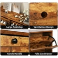 thumbnail image 6 of RichYa Shoe Cabinet with 4 Flip Drawers Freestanding Shoe Rack for Entryway Hallway Living Room Antique Colour, 6 of 7