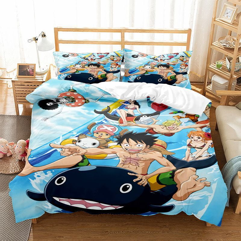 Buy FJMM Anime My Hero Academia Duvet Cover Set 3D Printed Quilt Bed Set  Anime Bedding Sets Soft for Boys Teens Adult Gift 1 Bed Cover  2  Pillowcases No ComforterFull Online