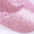 thumbnail image 4 of GILIGEGE Glitter Sequin Baseball Cap Hat Adjustable Mesh Breathrable Caps Party Lightweight Outdoor Baseball Hat for Women Men Snapback Cap Bun Women Sequins Caps Messy Hat Ponytail Girl Shiny Sun Ca, 4 of 6