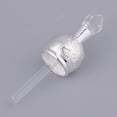 thumbnail image 4 of Estuche para frasco de perfume de vidrio vacío en miniatura de 15 ml Plata, 4 of 9