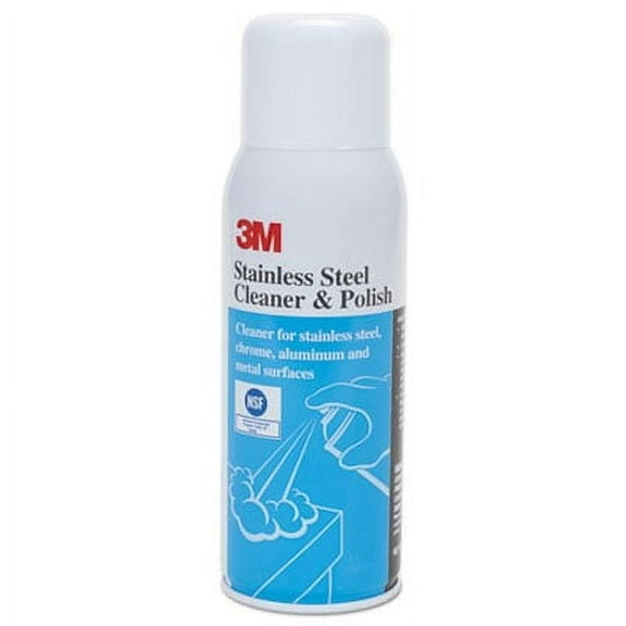 2PK 3M Stainless Steel Cleaner and Polish, Lime Scent, 10 oz Aerosol Spray (59158)