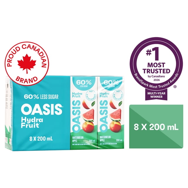 Watermelon Apple Fruit Juice Boxes 8 x 200 ml