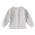 thumbnail image 5 of Bobifish Newborn Boys Long Sleeve Crewneck T‑Shirt Henley Button Placket Fleece Top, 5 of 5