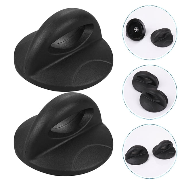 unbranded 4Ud Manijas Compactas Para De Olla Negro Práctico Con Clásico Cocinas