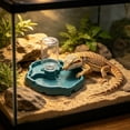 thumbnail image 2 of Reptile Automatic Water Dispenser, Self-Filling Terrarium Water Bowl Pet Drinking Feeder for Lizard Snake Small Reptiles, 2 of 6