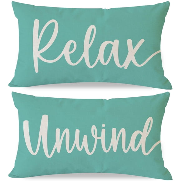 Juego de 2 fundas de cojín decorativas HERHOME de 30 x 50 cm