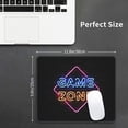 thumbnail image 5 of TEQUAN Non-Slip Washable Rubber Mouse Pad, Game Zone Neon Signs Pattern Mouse Mat, 10 x 12 inches, 5 of 7