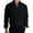 Black, variant on Krdevn Mens Shirts - Male Casual Business Solid V Neck T Shirt Blouse Long Sleeve Stand Collar Tops T Shirt,Mens Fall Shirts,Color:White,Size:M
