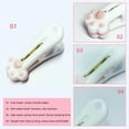 thumbnail image 4 of Plastic Clothespins Laundry Clothes Pins-24 Pack, Traceless Clothes Pegs, Bag Clips, Food Package Clip, with Cute Cat Claw Pattern, 4 of 4