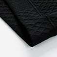thumbnail image 4 of Yuyuzo Chandails en Molleton Grande Taille pour Hommes Manches Longues Col Rond Pull Ample Confortable Tops à Blocs de Couleur, 4 of 6