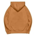 thumbnail image 5 of Elvqul Brown Hoodies for Women Tops Casual with Pockets Ladies Sweatshirts, 5 of 5