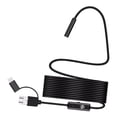 thumbnail image 1 of TISHITA 3 In 1 Slim Waterproof Snake Inspection Camera Micro USB, USB OTG Android, 1m, 1 of 8