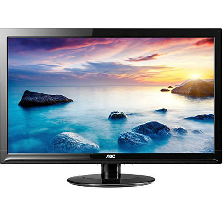 AOC E2425SWD 24-Inch Wide LCD  Monitor (1920x1080 Optimum Resolution, 20M:1 DCR, DVI-D and VGA connectivity) (Best Resolution For 19 Inch Monitor)